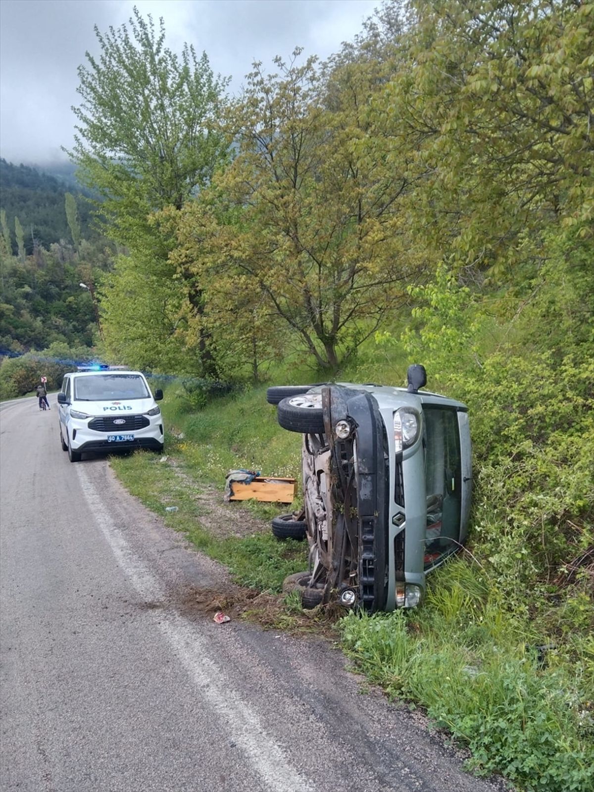 Niksar\'da Trafik Kazası: 4 Yaralı