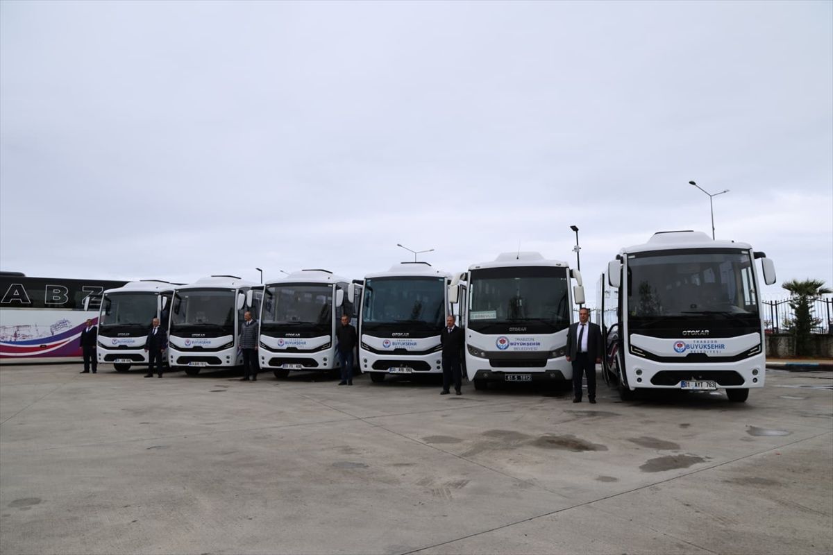 Trabzon\'a 12 Yeni Otobüs!