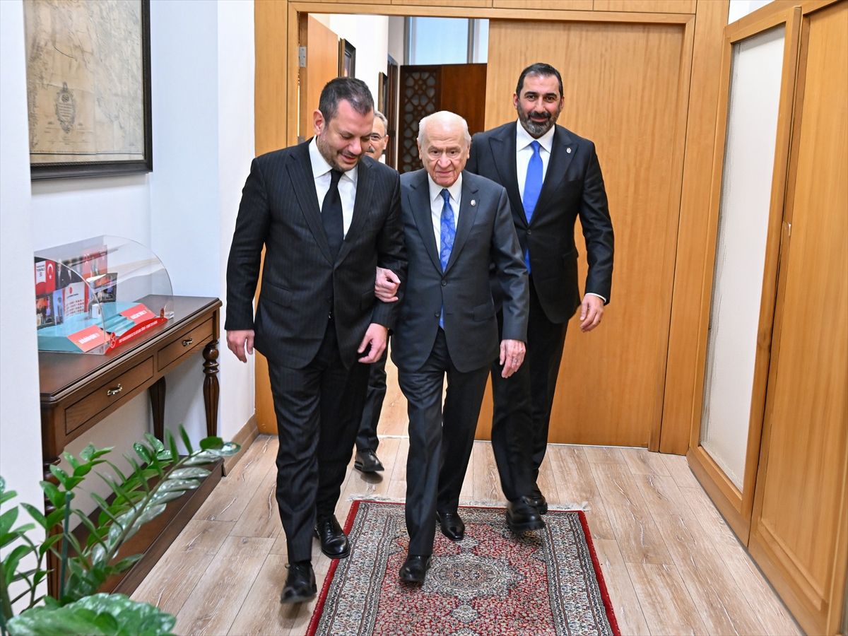 Trabzonspor Başkanı Bahçeli\'yi Ziyaret Etti