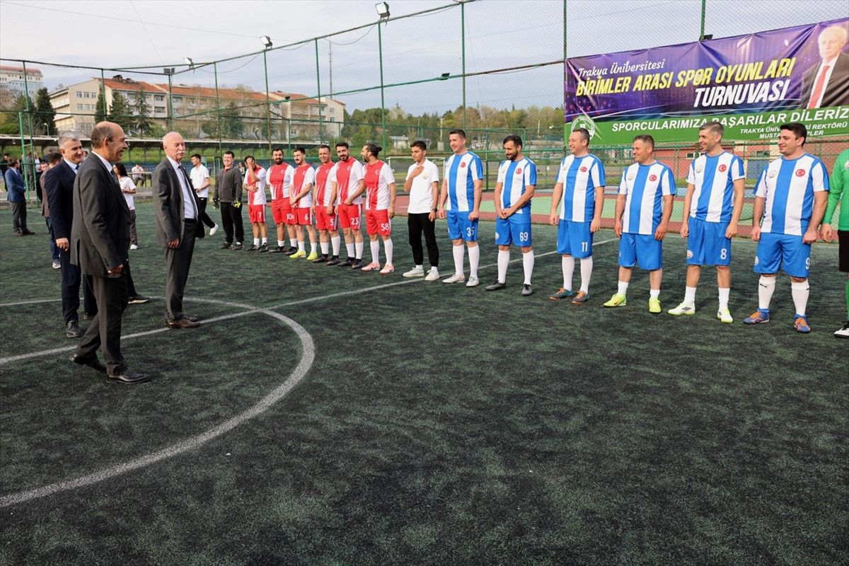 Trakya Üniversitesi Spor Turnuvası Başladı
