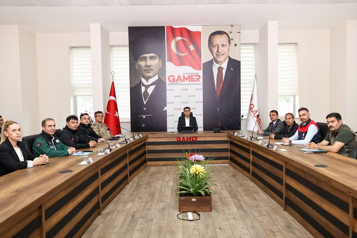 Tunceli\'de Taşkın Riskine Hazırlık Toplantısı
