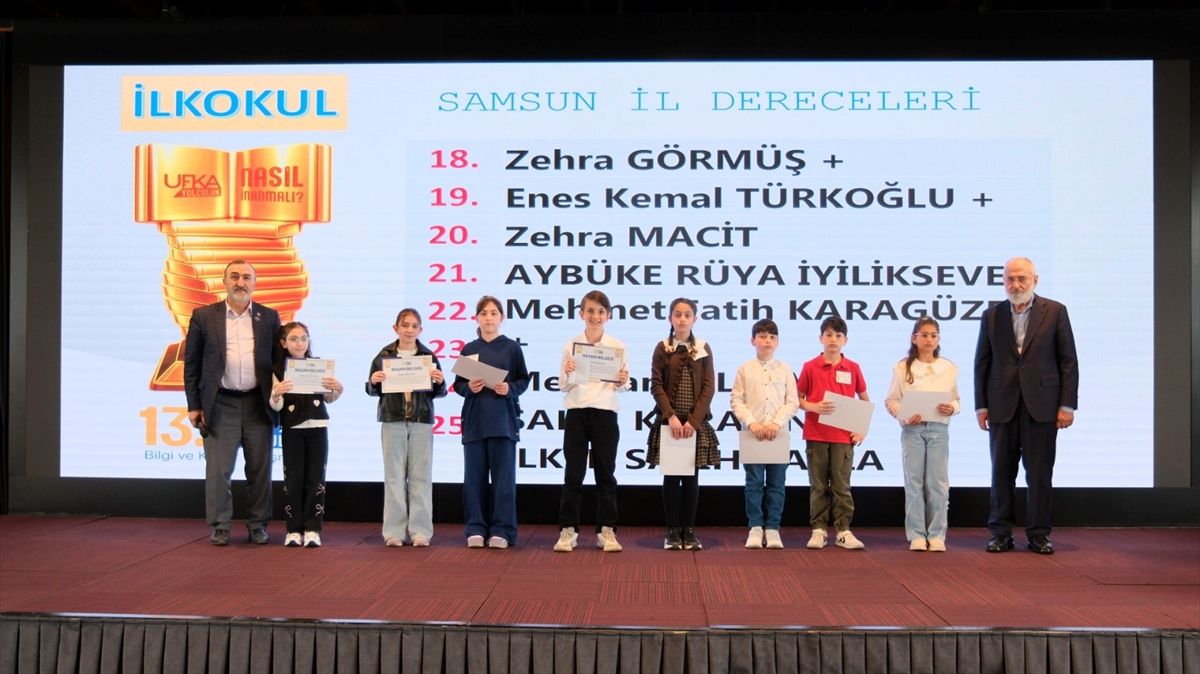 Ufka Yolculuk Yarışması Ödül Töreni Samsun\'da