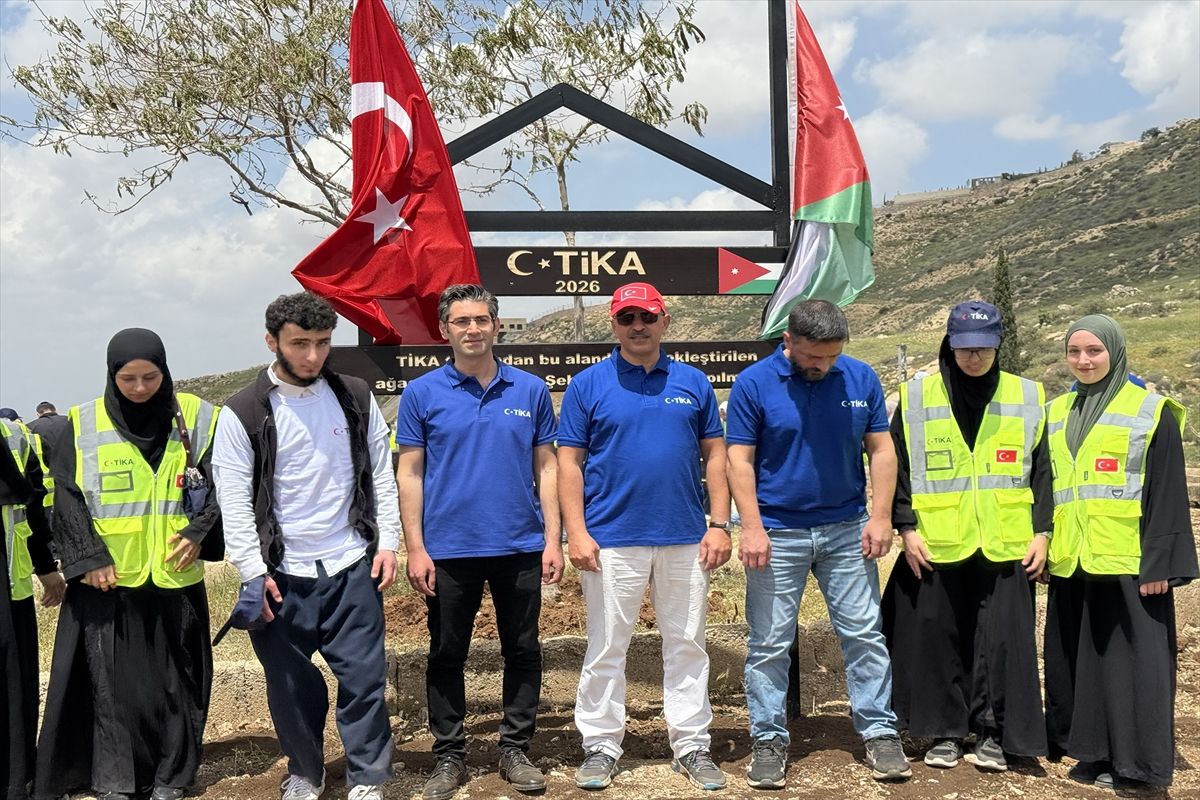 Ürdün\'de Türk şehitleri anısına TİKA tarafından yüzlerce zeytin fidanı dikildi