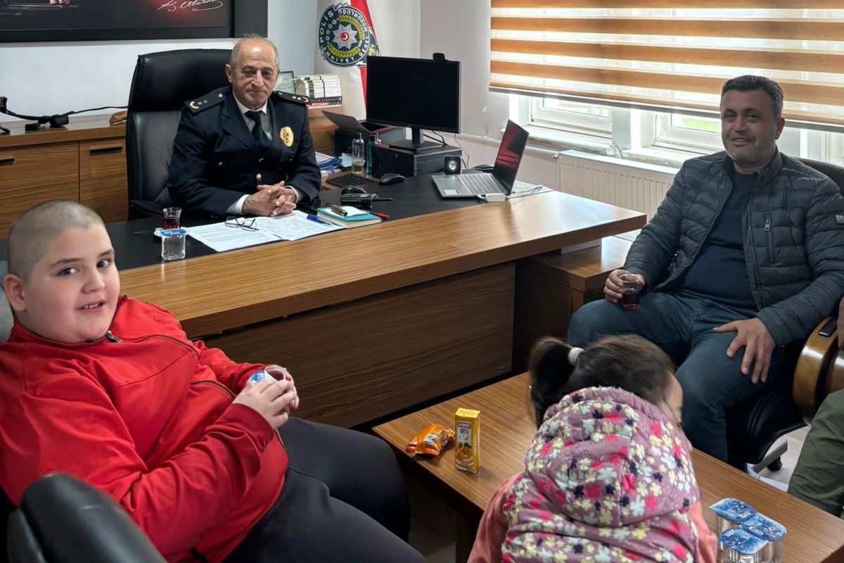 Rehabilitasyon Merkezi Öğrencileri Polisle Buluştu