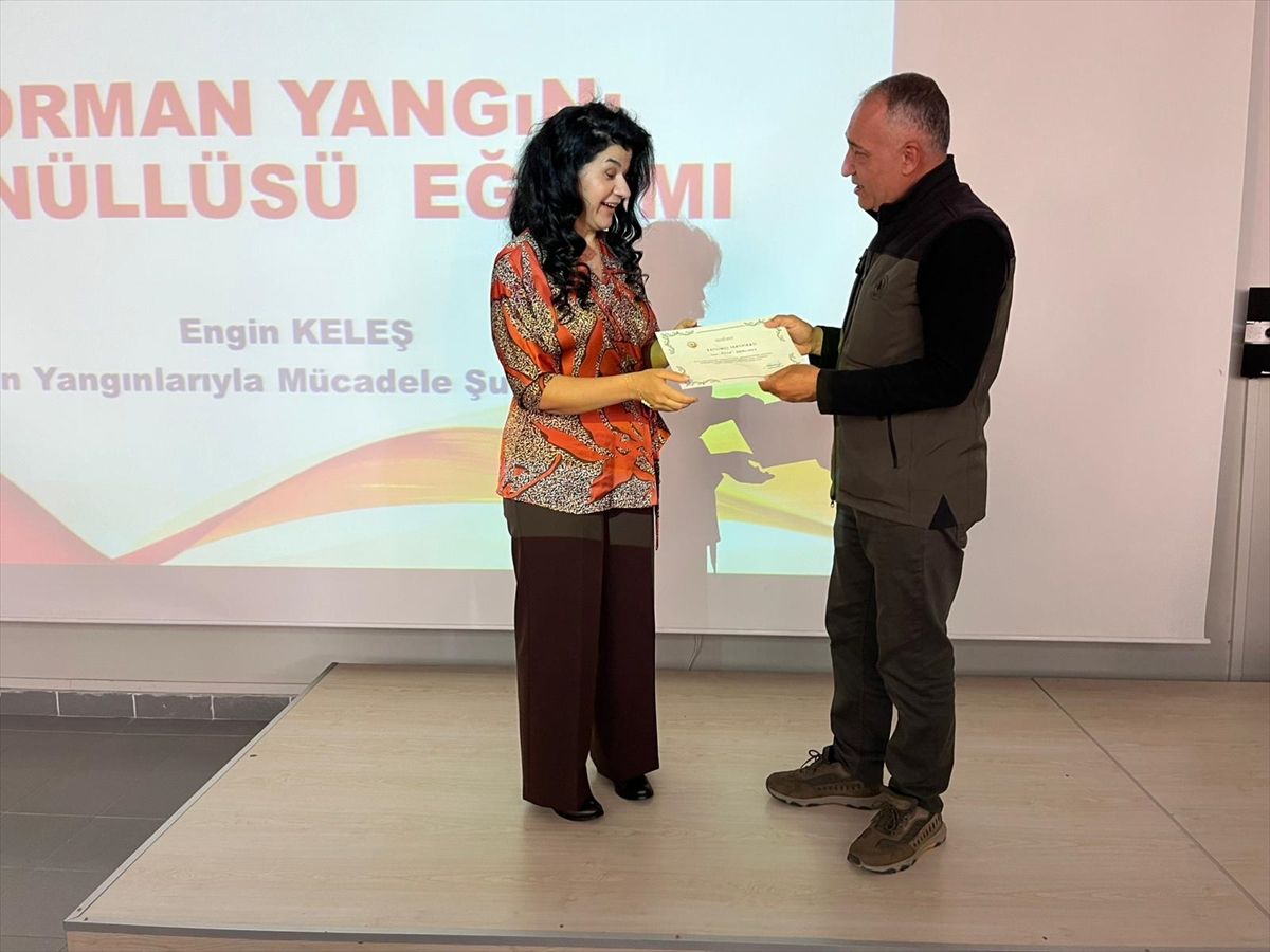 Vezirköprü\'de Yangın Gönüllüsü Eğitimi Tamamlandı