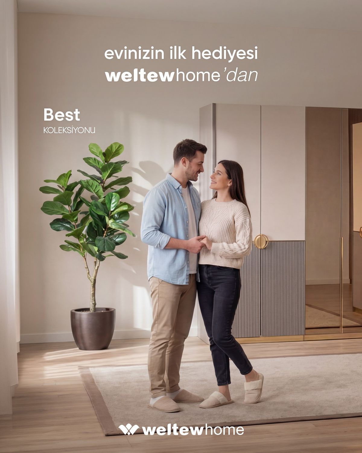 Weltew Home’dan Yeni Evleneceklere Müjde Evinizin İlk Hediyesi Weltew Home’dan!