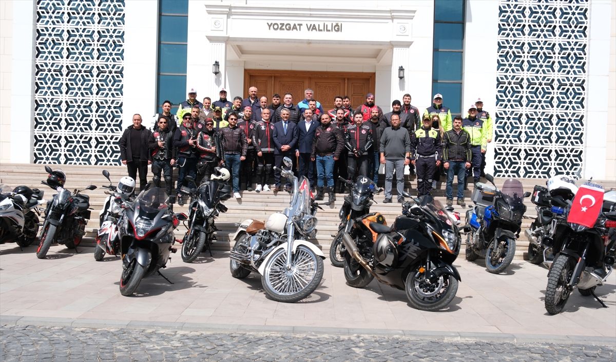 Yozgat\'ta Motosiklet Turu Düzenlendi