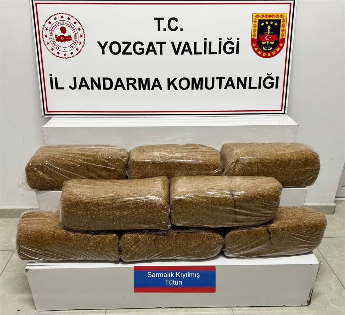 Yozgat\'ta 40 Kg Kaçak Tütün Ele Geçirildi