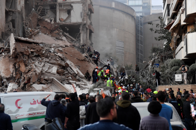 İsrail, Beyrut'u bir kez daha bombaladı