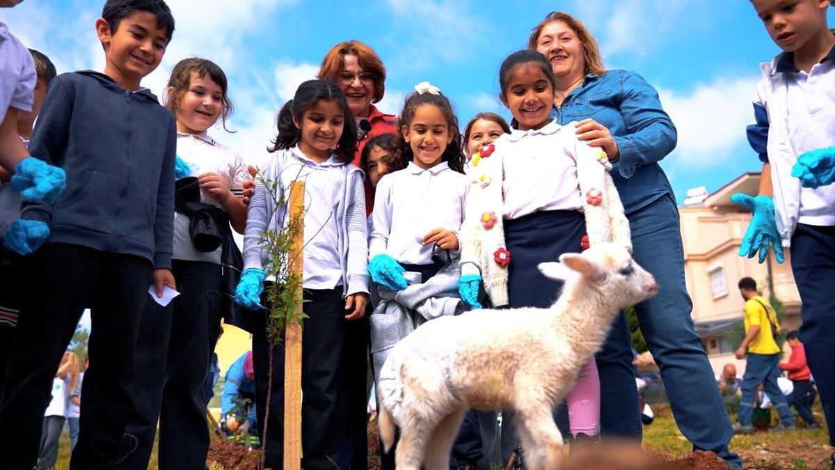 Didim\'de fidanlar toprakla buluştu