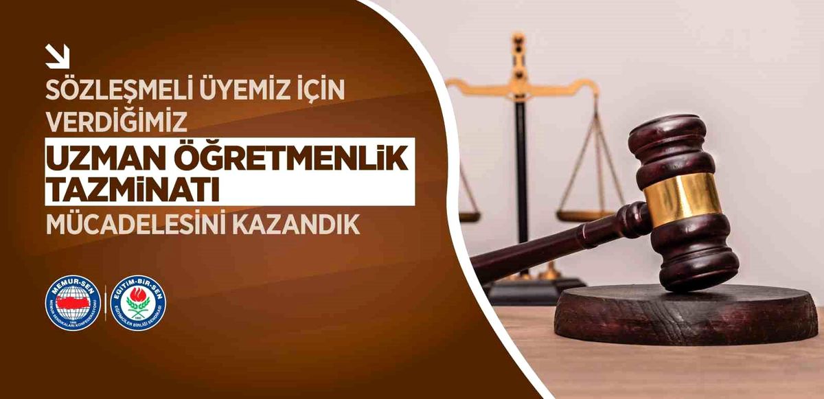 Uzman Öğretmenlik Tazminatı Kararı