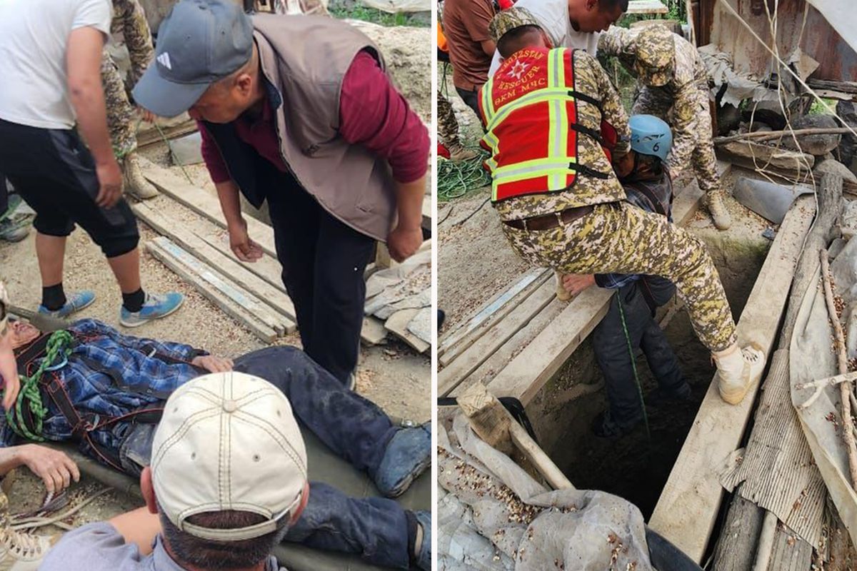 Kırgızistan\'da 65 yaşındaki adam 18 metre derinliğindeki kuyuda 16 gün mahsur kaldı