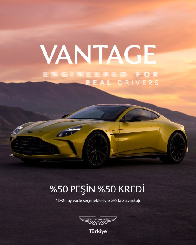 Aston Martin'den yüzde 50 peşin ve yüzde 0 faizli kredi kampanyası