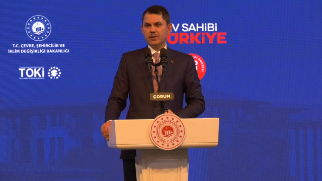 Bakan Kurum Çorum’da: Şehircilik sloganla değil, planla yapılır