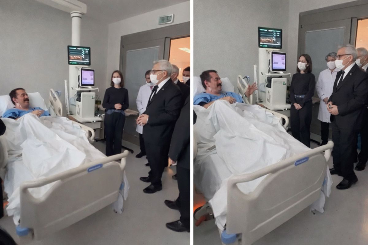 İbrahim Tatlıses ziyaretine gelen heyeti türküyle karşıladı