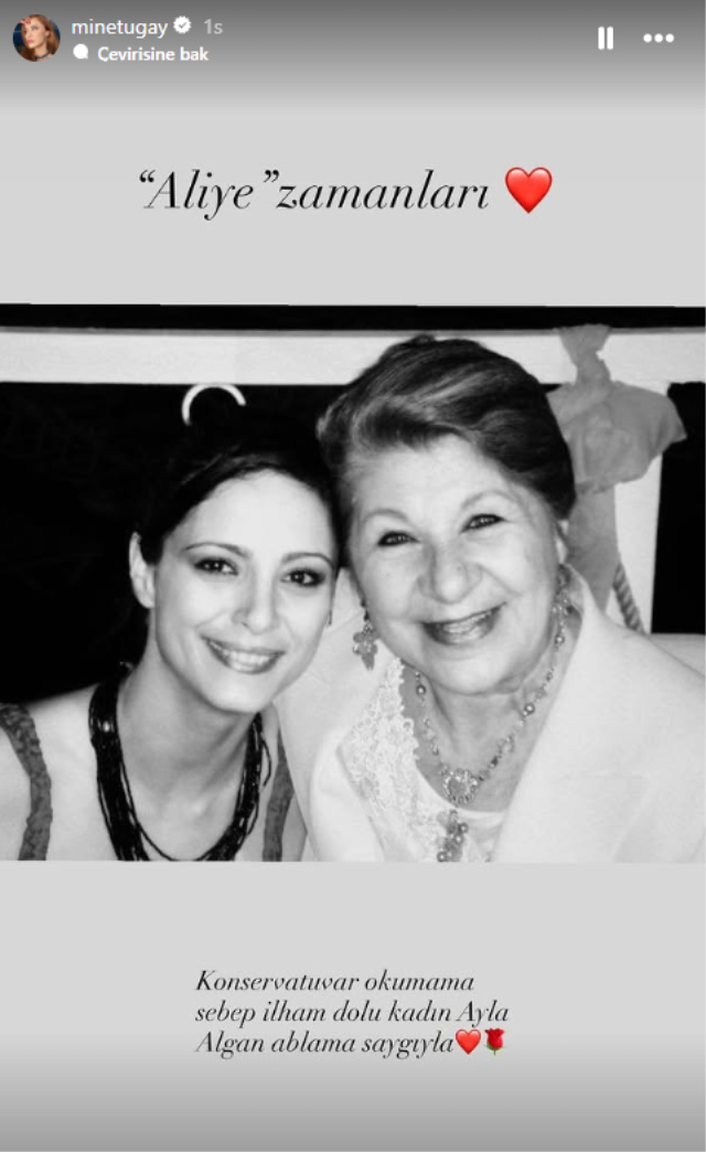 Mine Tugay ustasını unutmadı! Duygulandıran paylaşım