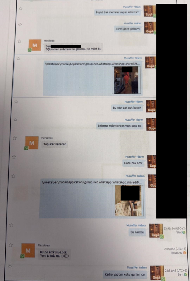 Muzaffer Yıldırım’ın silinmiş yazışmaları geri getirildi! Fotoğraflar da diyaloglar da skandal