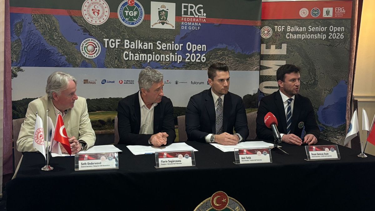 Balkan Senior Golf Turnuvası Tamamlandı