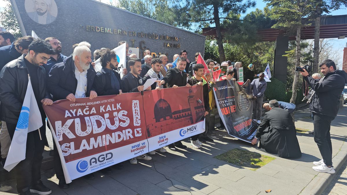 Zonguldak\'ta Filistin\'e Destek Gösterisi