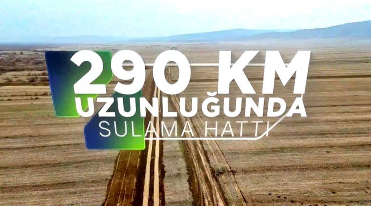 Koyunbaba Barajı\'nın Sulama Projesi Devam Ediyor