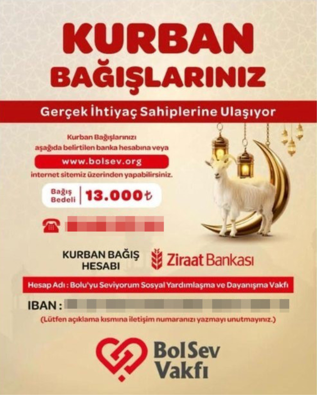Belediye vakfında kurban bağışı skandalı! Bağışçılara gönderilen mesajlar pes dedirtti