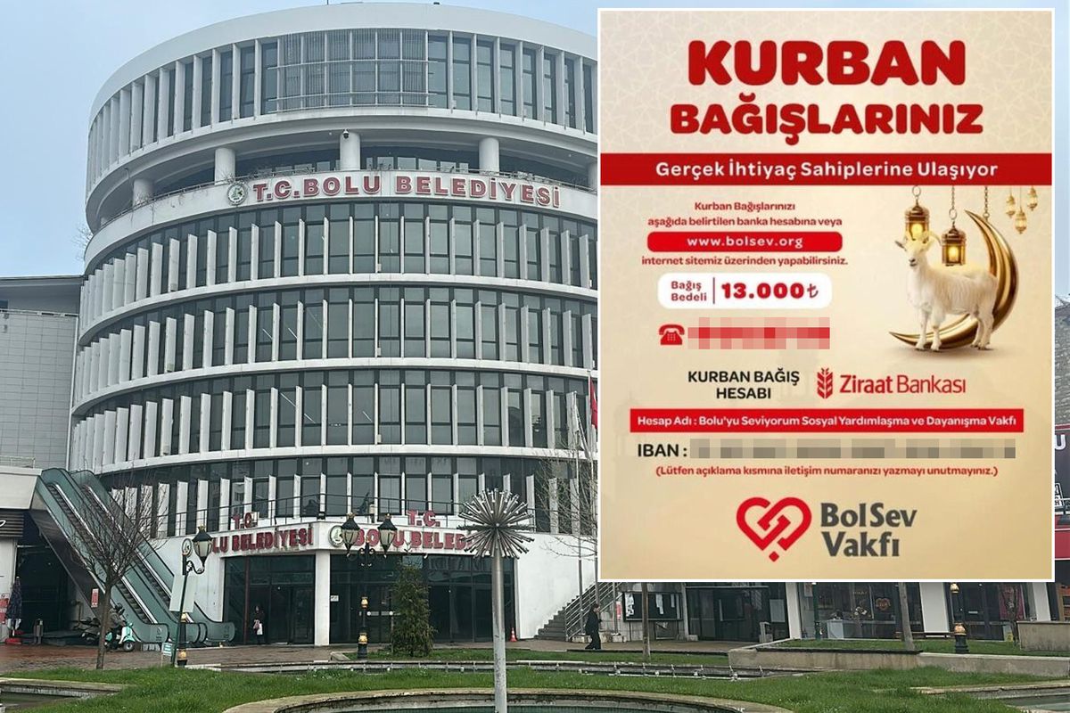 Belediye vakfında kurban bağışı skandalı! Bağışçılara gönderilen mesajlar pes dedirtti