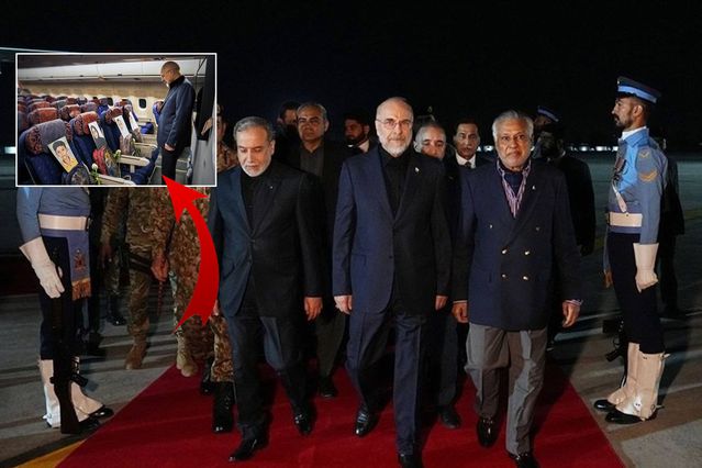 İran İslamabad’a böyle gitti! Müzakereler öncesi çarpıcı kare