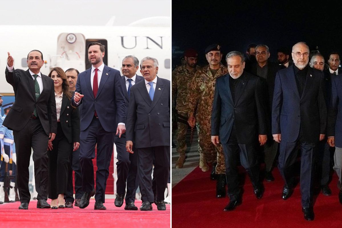 Pakistan\'dan ABD ve İran heyetine 2 farklı tavır! Birini takım elbise diğerini askeri üniforma ile karşıladı