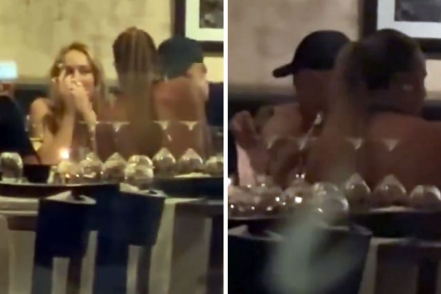 Dudak dudağa yakalandılar! Tepkiler çığ gibi