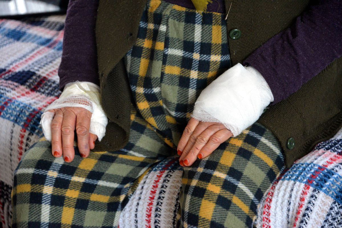 Kahramanmaraş\'ta Bıçaklı Gasptan Yaşlı Kadın Yaralandı