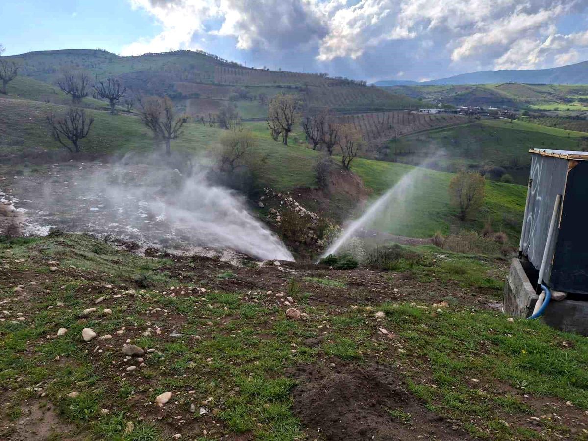 Adıyaman\'da Su Hattında Arıza