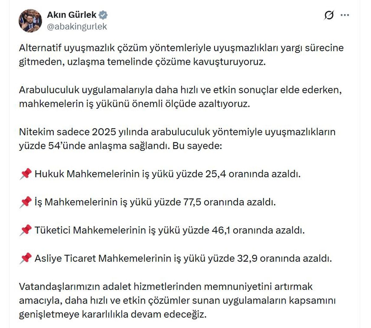 Arabuluculukla Mahkeme İş Yükü Azalıyor