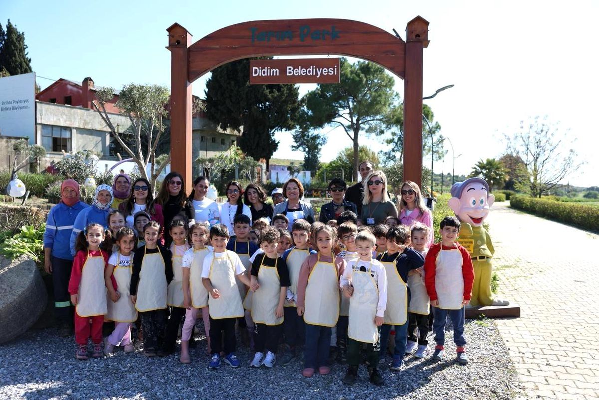 Didim\'de çocuklar tarımı uygulamalı öğrendi