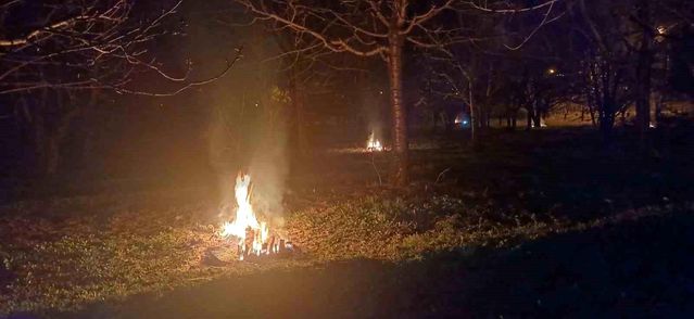 Çiftçiler Don Riskine Karşı Nöbet Tutuyor