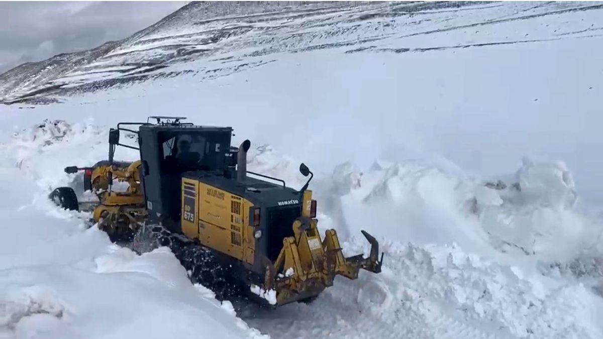 Iğdır\'da Karla Mücadele Devam Ediyor