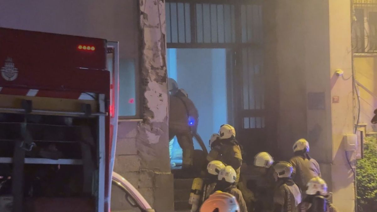 Kağıthane\'de Yangın Paniği