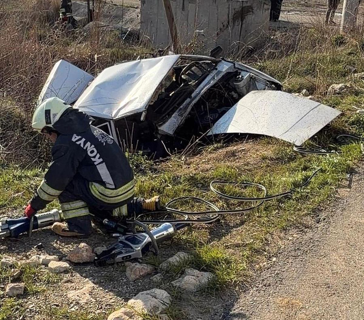 Konya\'da Kaza: 2 Yaralı