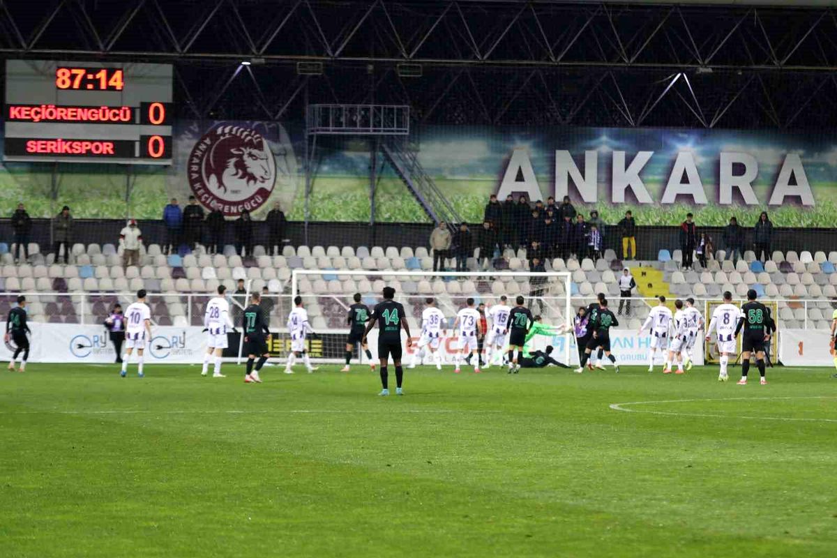 Keçiörengücü ve Serikspor 0-0 Berabere Kaldı