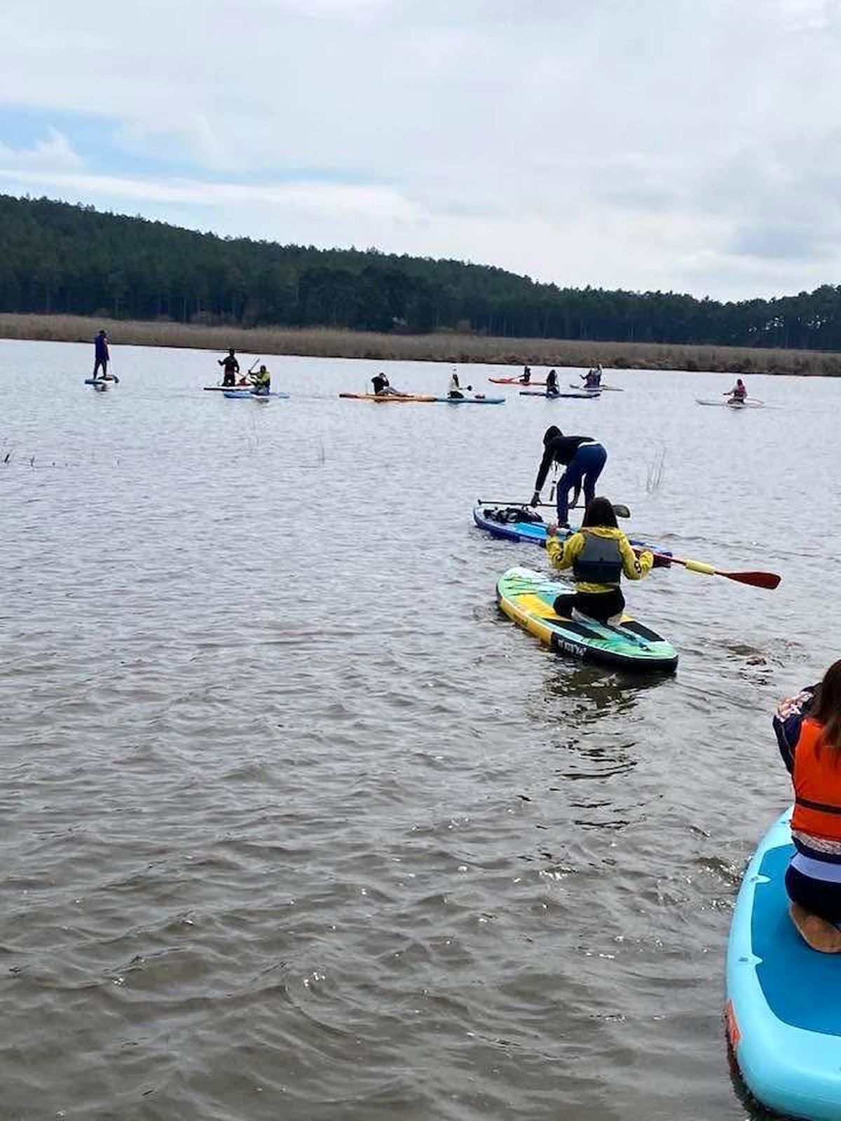 Süleymanlı Yayla Gölü\'nde Kano Etkinliği