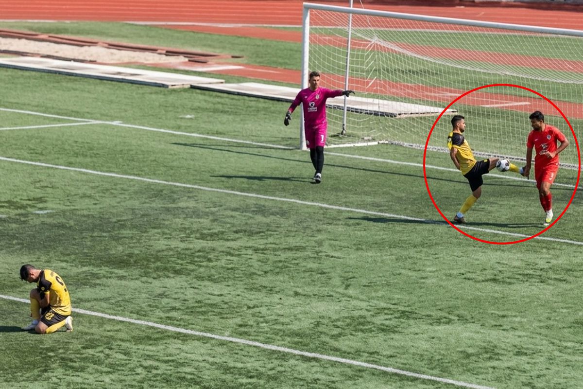 Amatör maçta rakibine defalarca tekme atan futbolcu tutuklandı