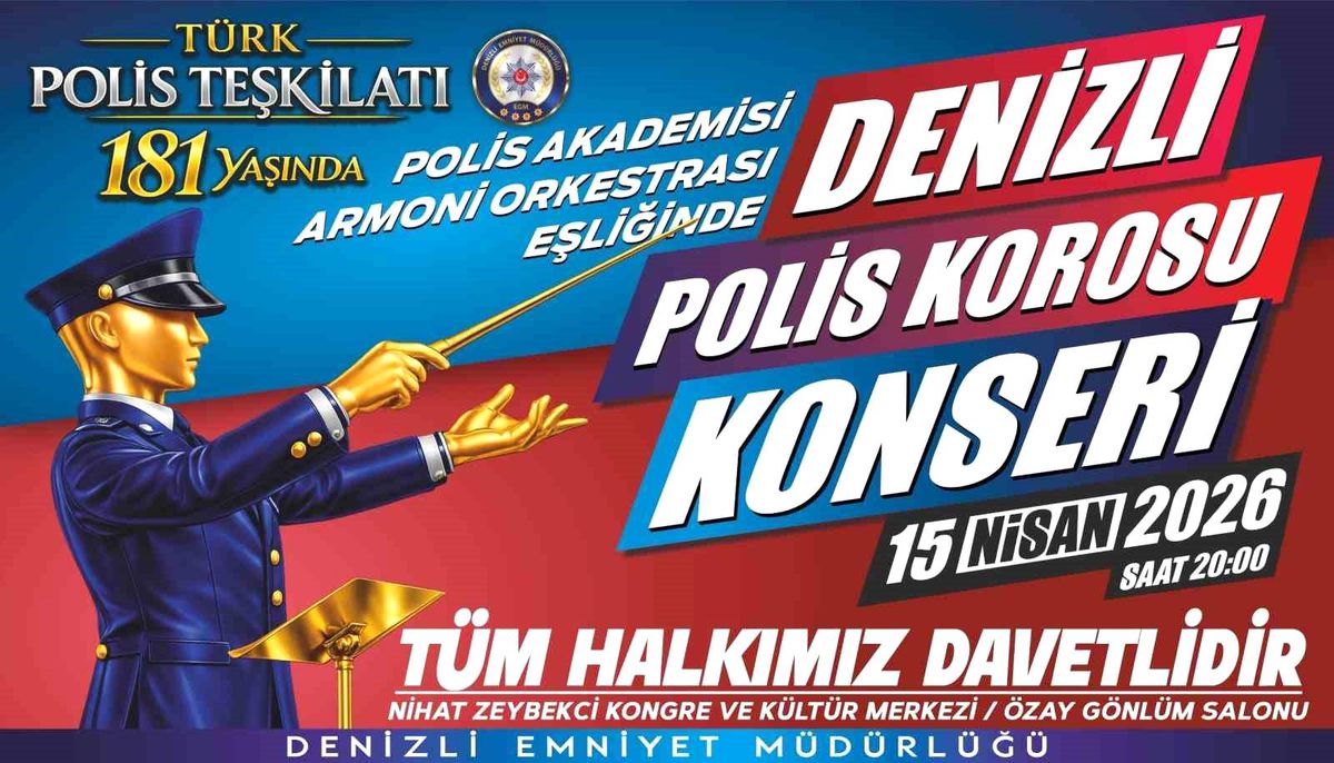 Denizli\'de Polis Korosu Konseri