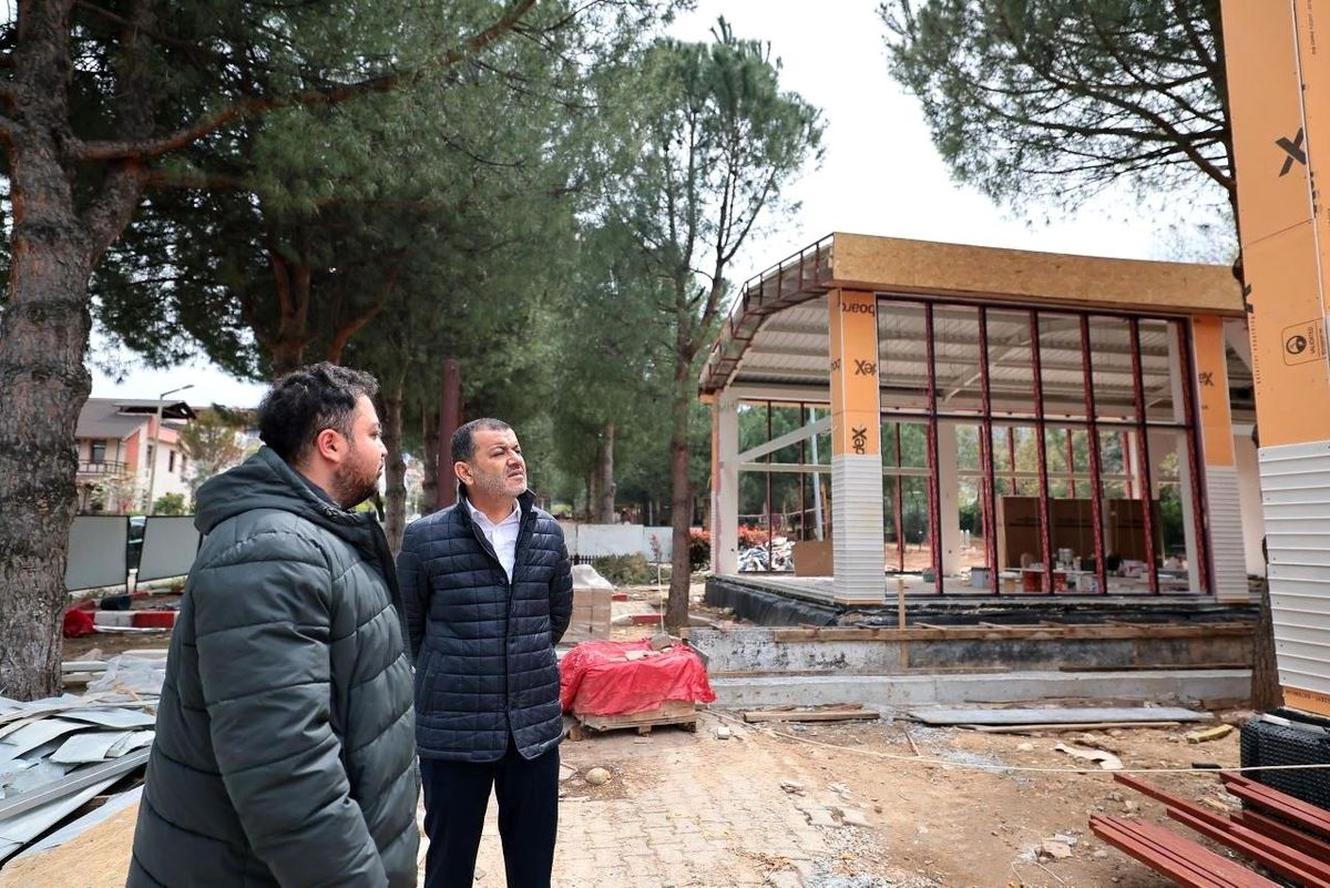 Denizli\'nin modern sosyal tesisi hızla yükseliyor