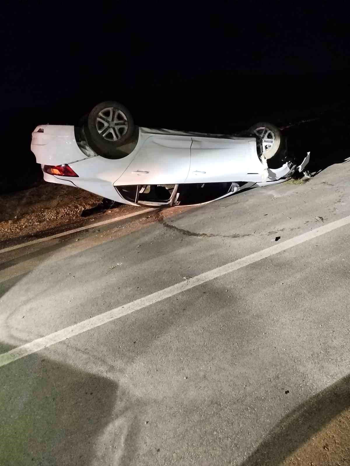 Elazığ\'da Takla Atan Araçta 6 Yaralı