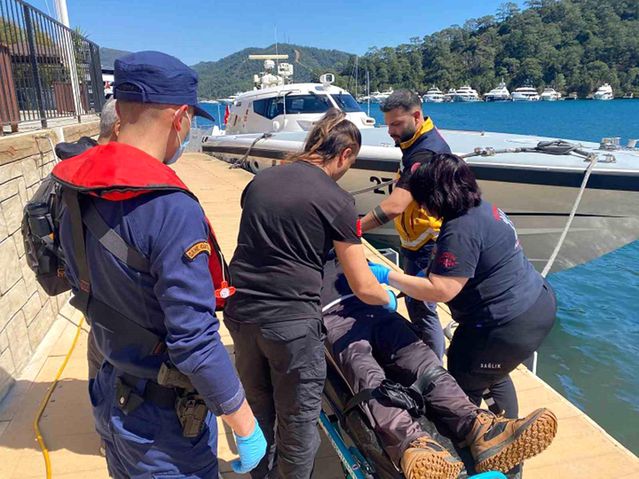 Fethiye’de Tıbbi Tahliye