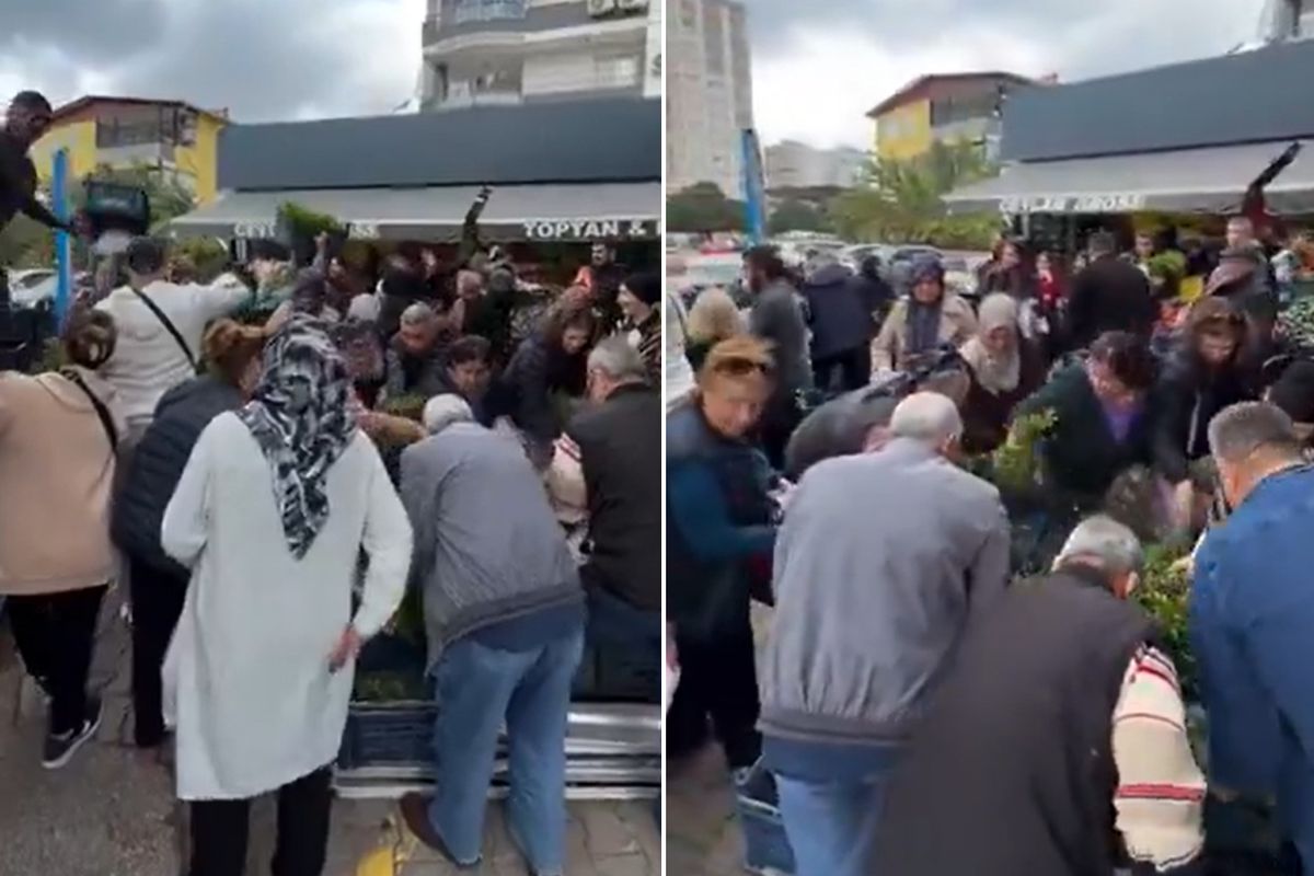 Fiyatı 1 TL\'ye düşürüldü, markette büyük izdiham yaşandı