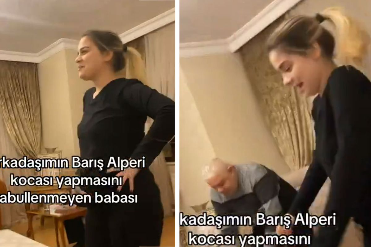 Babasının yanında Galatasaray\'ın yıldızına "Kocam" dedi, olanlar oldu 