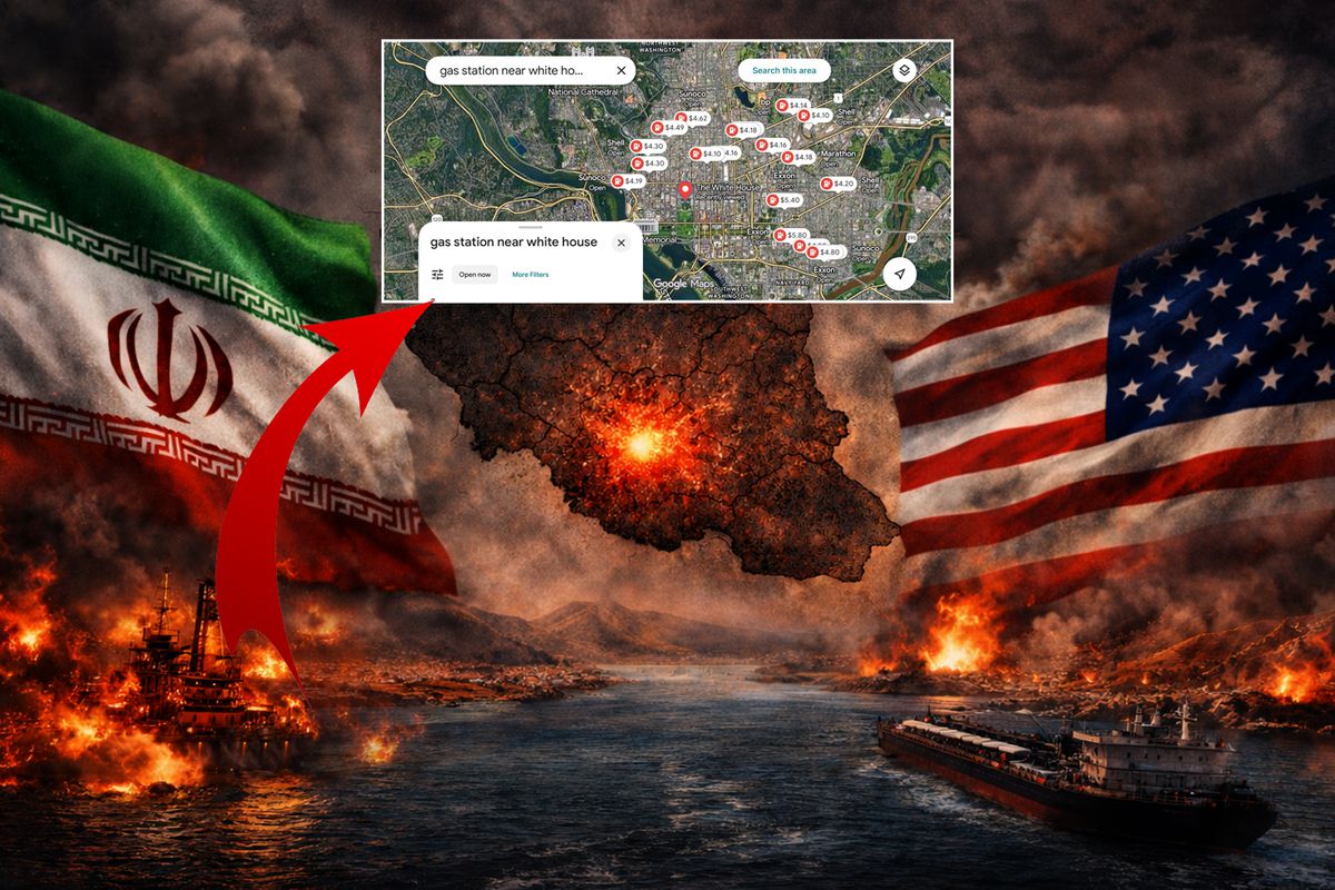 ABD\'ye abluka resti! İran, Beyaz Saray\'ın çevresindeki istasyonları paylaştı