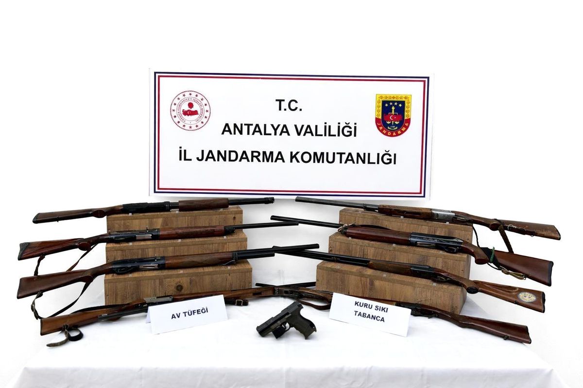 Kaş\'ta Ruhsatsız Silah Operasyonu