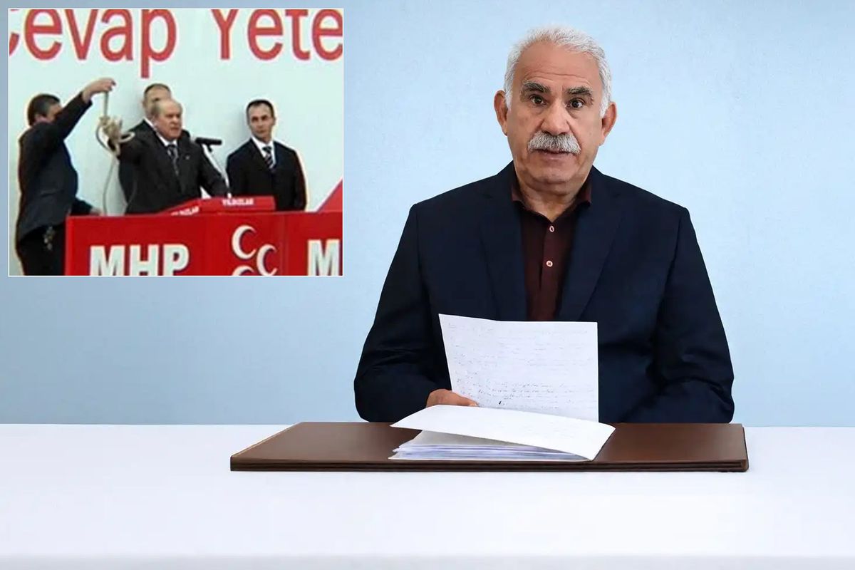 Öcalan\'dan Bahçeli\'ye övgü: Kürsüden ip attığı dönemi hatırlatıp...