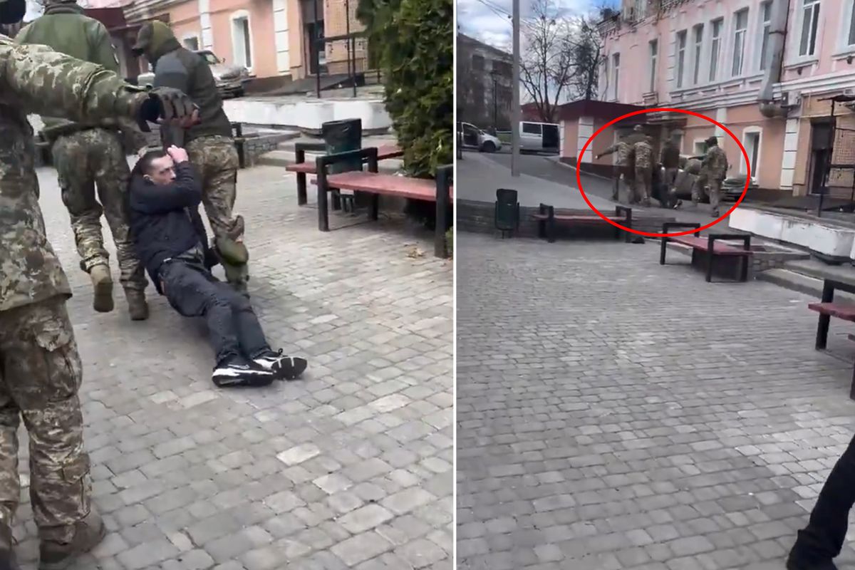 Savaştaki ülkede olay görüntü! Zorla cepheye götürdüler